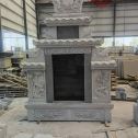 烟台 芝麻灰高档墓碑、土墓，一套也支持定做