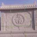 烟台 芝麻白花岗岩屏风，照壁，影壁