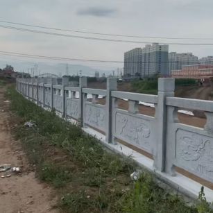 烟台 石材河道栏杆