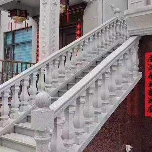 烟台 天然石材 阳台庭院护栏、栏杆