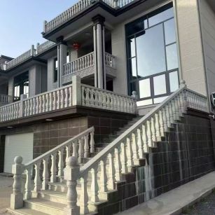 烟台 芝麻白别墅阳台栏杆，楼梯栏杆