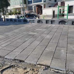 烟台仿古石铺装效果