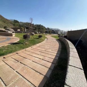 烟台仿古石铺装效果