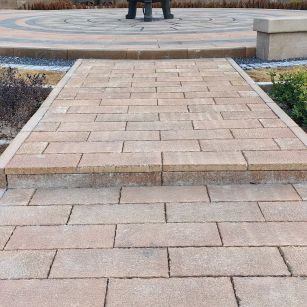 烟台仿古石铺装效果