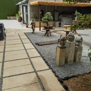 烟台仿古石铺装效果