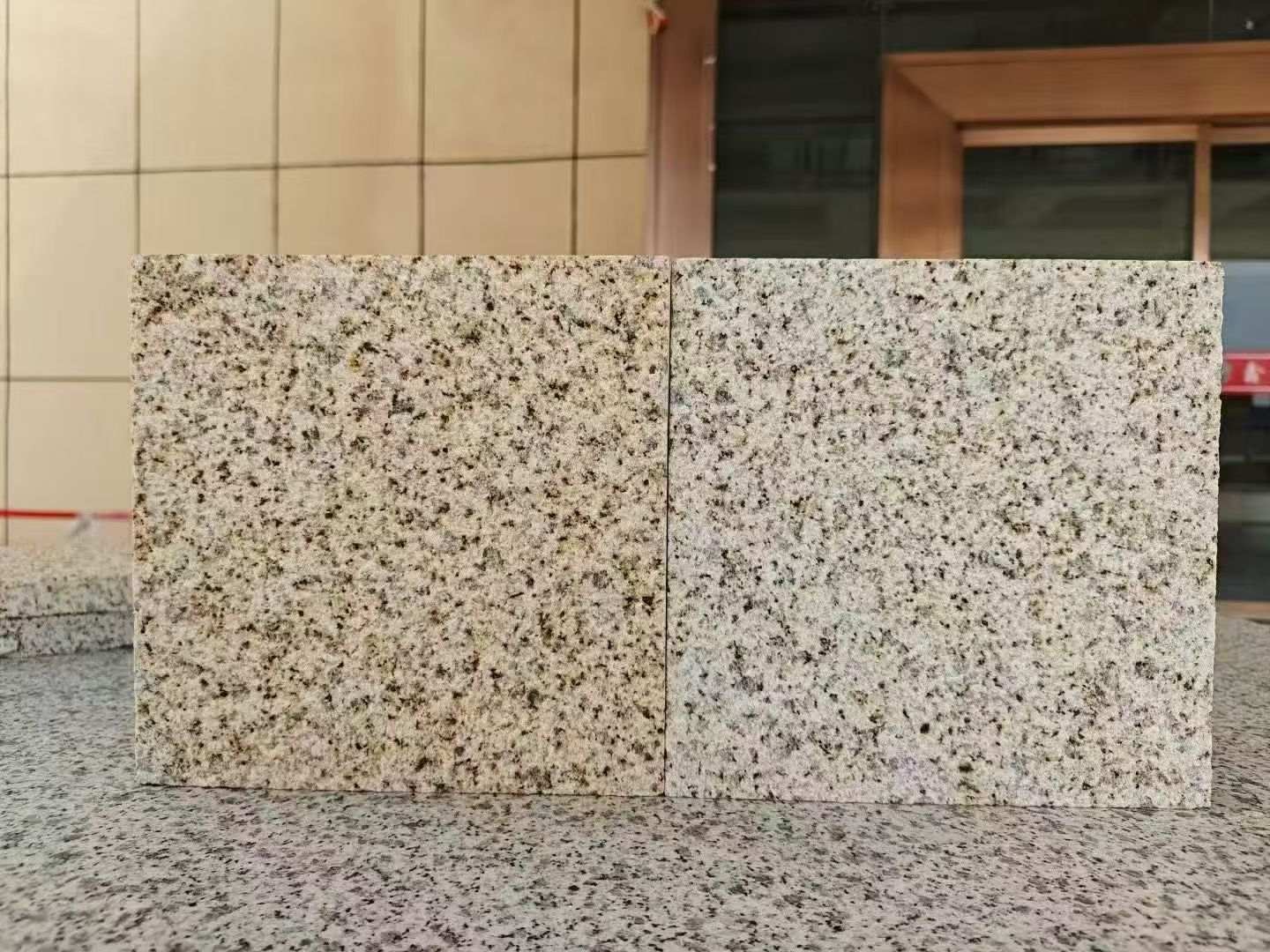 烟台 黄金麻荔枝面，中黄与浅黄