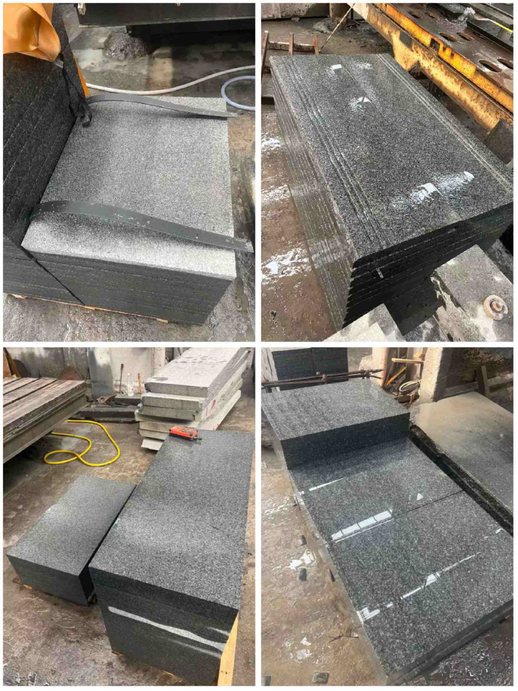 烟台 芝麻黑地铺石材