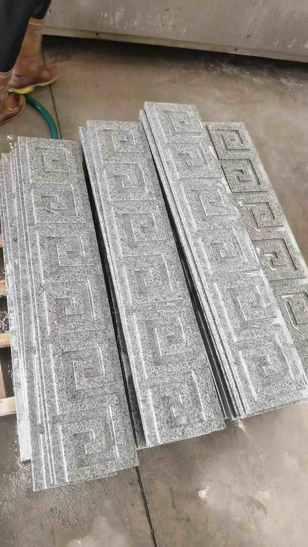 烟台 别墅回纹线条，雕刻