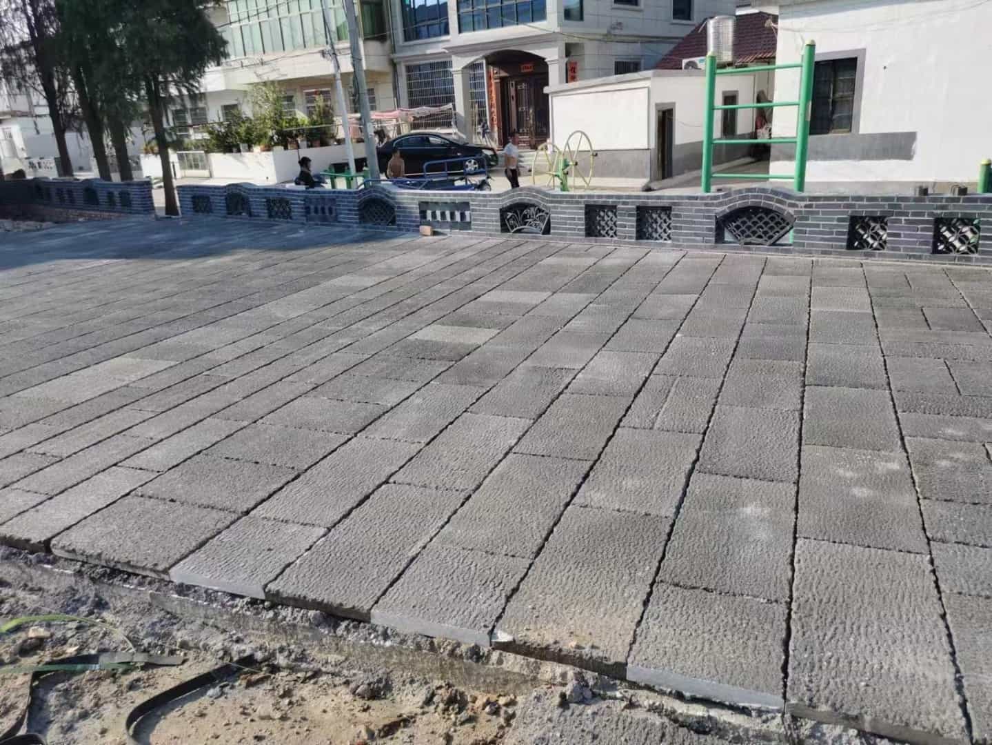烟台仿古石铺装效果
