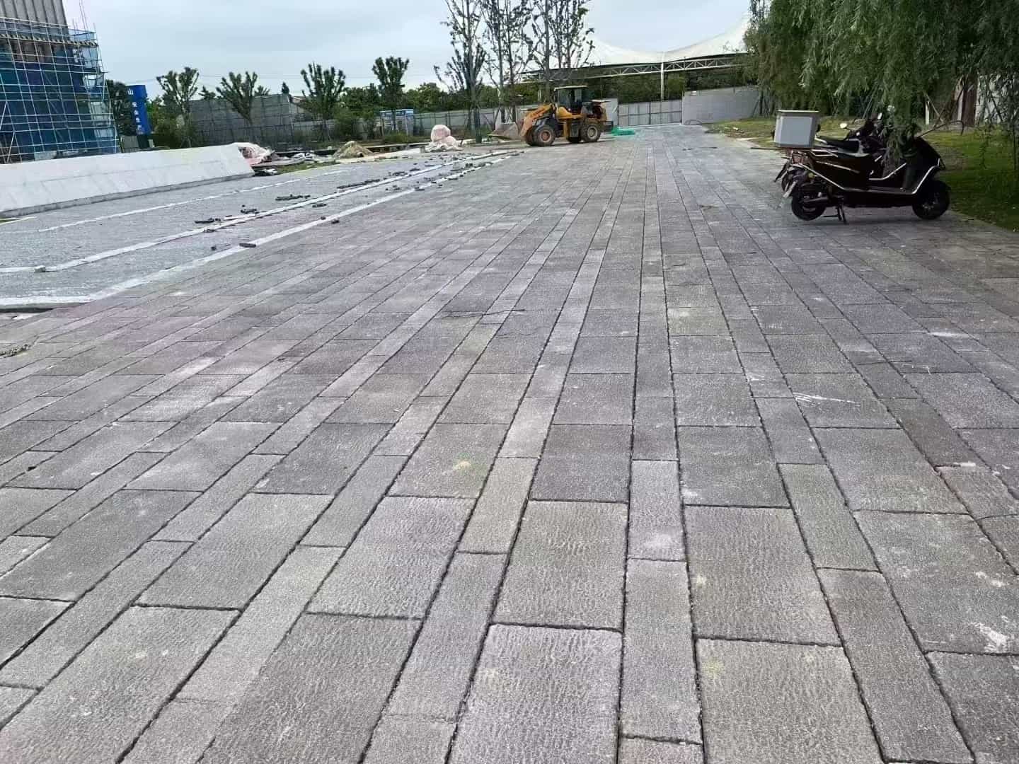 烟台仿古石铺装效果