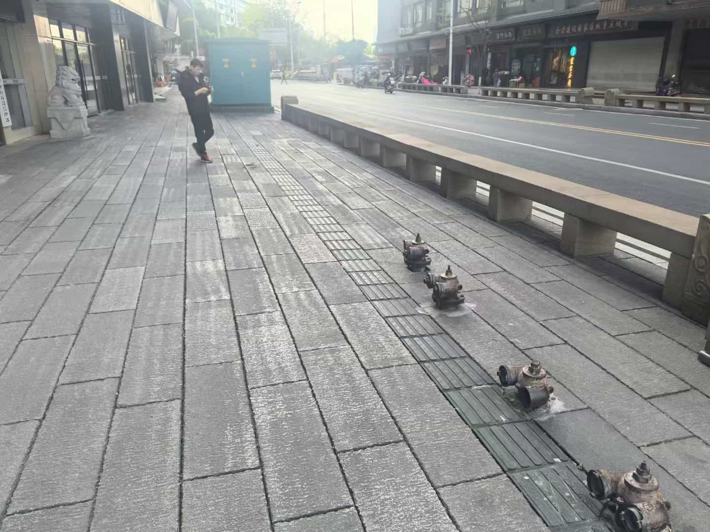烟台仿古石铺装效果