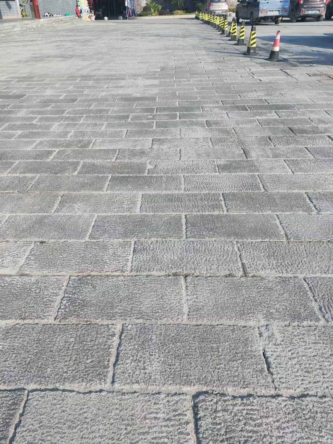 烟台仿古石铺装效果